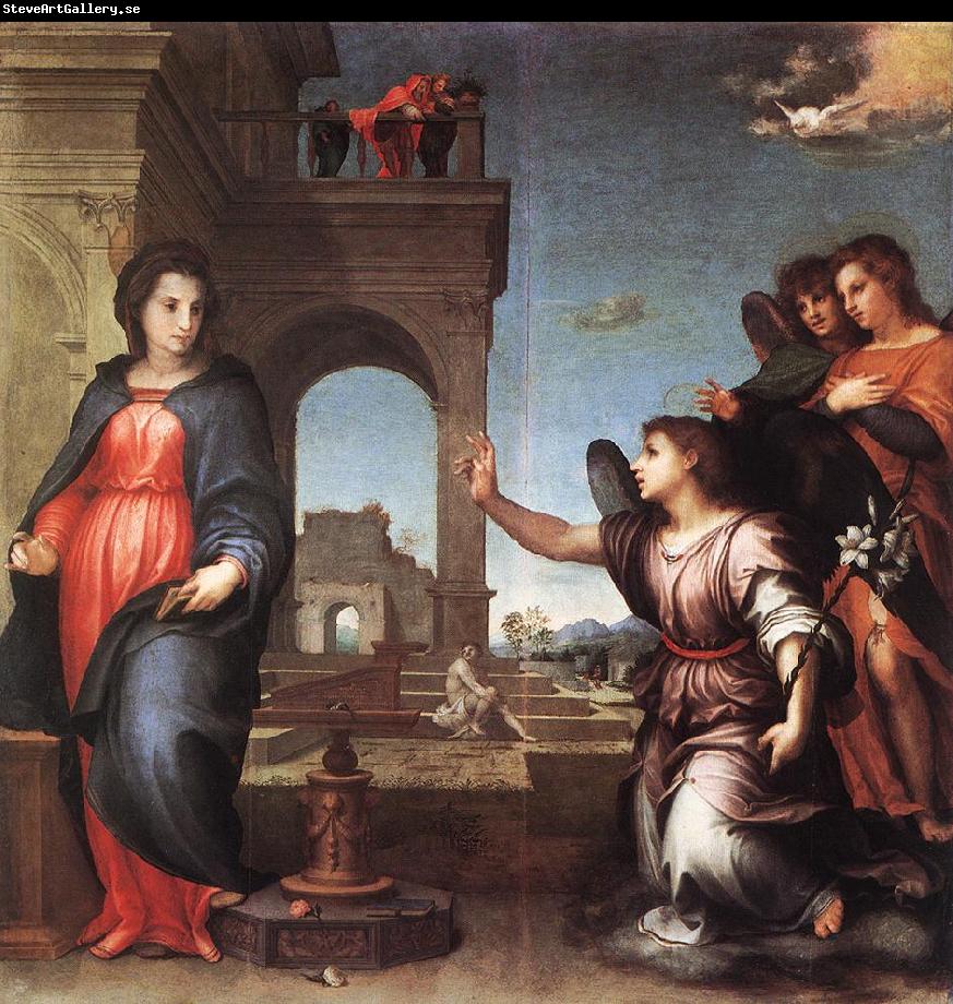 Andrea del Sarto The Annunciation f7